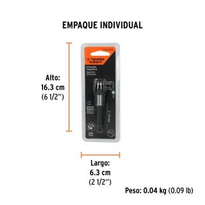 Extensión Puntas Magnética 3' Truper Expert Cambio Rápido