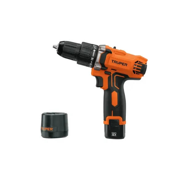 Taladro Percutor Inalámbrico 3/8' 12v Truper Pro 1 Batería (ROTI-12AC - 12793)