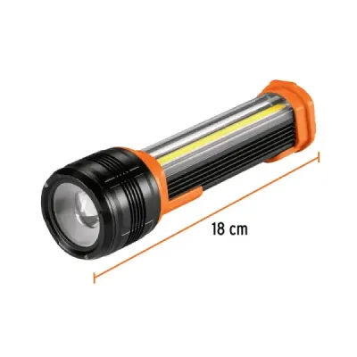 Linterna Led 480lm Emergencia Aluminio Truper Luz Lateral