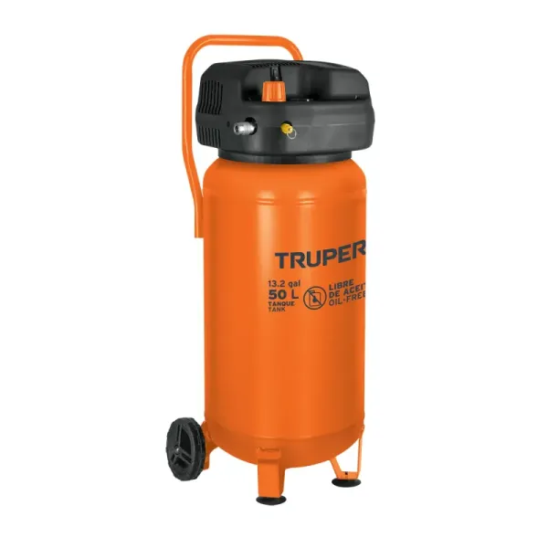 Compresor De Aire 3hp 50l Truper 116 Psi Libre De Aceite (COMP-50S - 13847)