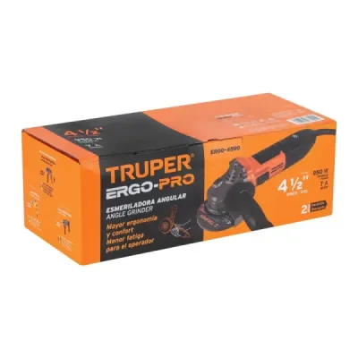 Pulidora Esmeriladora 4.1/2' 700w Truper Pro Ergo Swtich