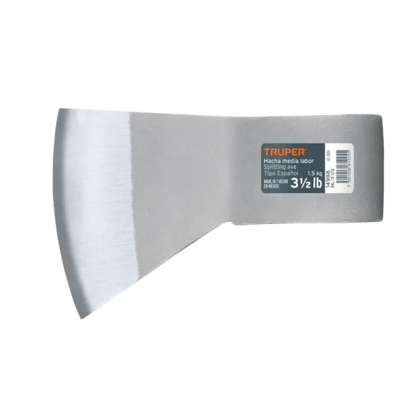 Hacha Media Labor 3.1/2 Lb Truper Sin Mango Ángulo Reducido (ML-3-1/2 - 14988)