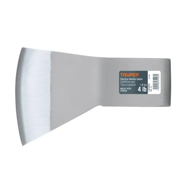 Hacha Media Labor 4 Lb Truper Sin Mango Ángulo Reducido (ML-4 - 14990)