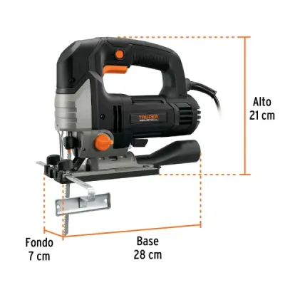 Sierra Caladora 750w 800-3000 Cpm Truper Industrial Zanco T