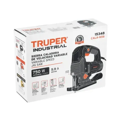 Sierra Caladora 750w 800-3000 Cpm Truper Industrial Zanco T