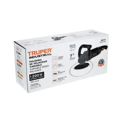 Polichadora 7' 1200w Truper Industrial 960-3300 Rpm Ip20