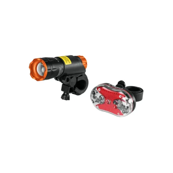 Juego 2 Linternas Bicicleta Recargable Truper Lupa Multiled (LIBI-K2 - 16798)