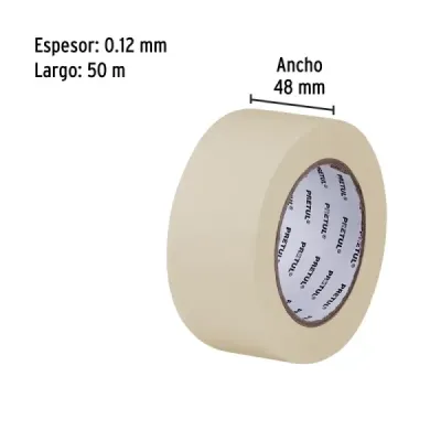Cinta Enmascarar 50mx48mm Multiusos Pretul Pintar Etiquetar