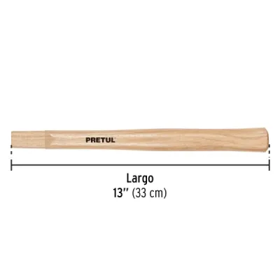 Mango Martillo De Bola 14' Pretul Ojo Ovalado Cuñas Mb-16p