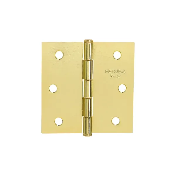 Set 20 Bisagras Latonadas 65mm Hermex Basic Con Tornillos (BC-251PP - 25109)