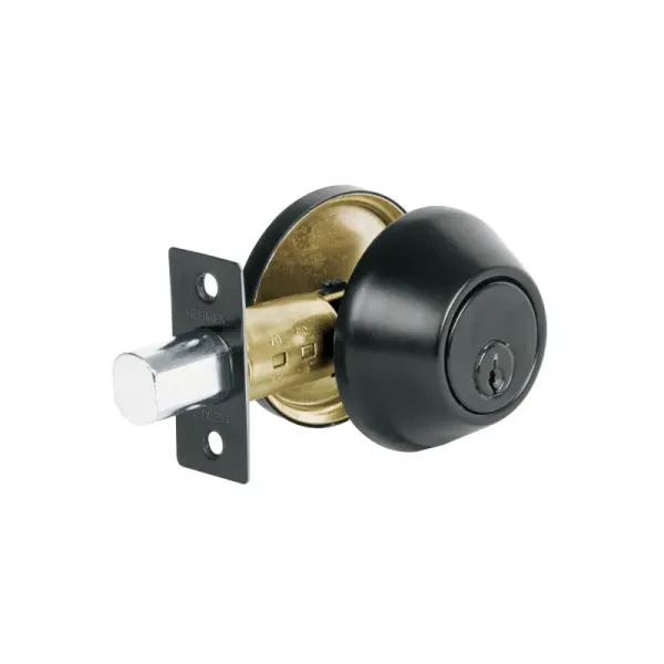 Cerrojo Llave-llave Negro Mate Hermex Basic Tradicional (CERO-62P - 26066)