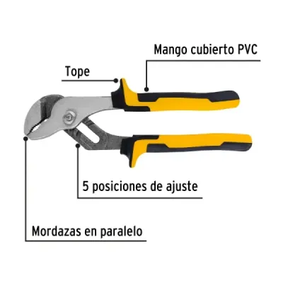 Alicate Extensión Articulado 8' X 25mm Pretul Comfort Grip