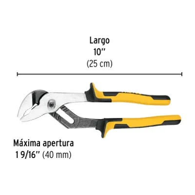 Alicate Extensión Articulado 10' X 35mm Pretul Comfort Grip