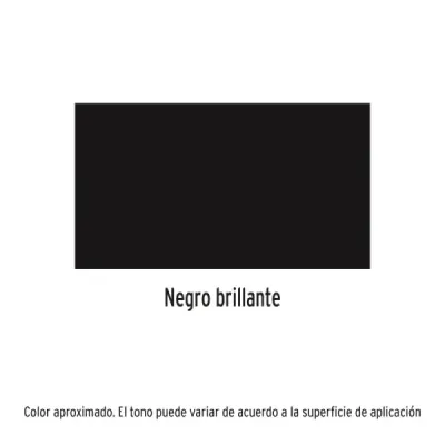 Pintura Aerosol Negro Brillante 400ml Pretul Secado Rápido