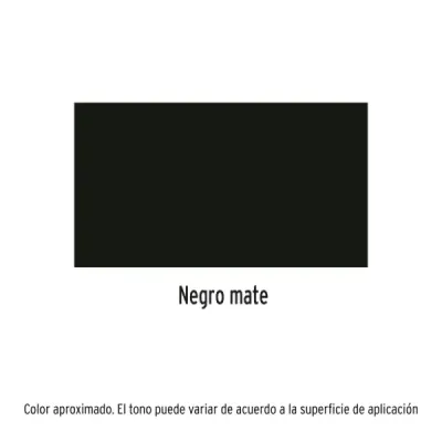Pintura Aerosol Negro Mate 400ml Pretul Secado Rápido