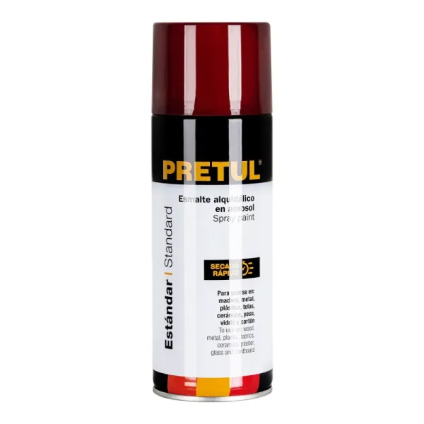 Pintura Aerosol Rojo 400ml Pretul Secado Rápido (PA-RO-P - 27173)