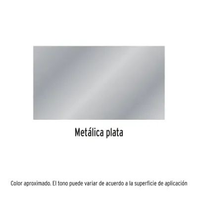 Pintura Aerosol Plata Metalizado 400ml Pretul Secado Rápido