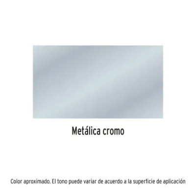 Pintura Aerosol Cromo Metalizado 400ml Pretul Secado Rápido