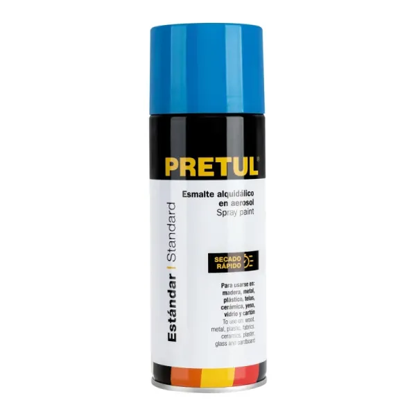 Pintura Aerosol Azul Holandés 400ml Pretul Secado Rápido (PA-AH-P - 27178)