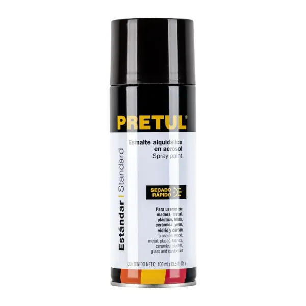 Pintura Aerosol Café Tabaco 400ml Pretul Secado Rápido (PA-TA-P - 27179)