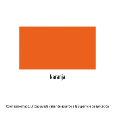 Pintura Aerosol Naranja 400ml Pretul Secado Rápido