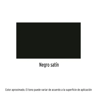 Pintura Aerosol Negro Satín 400ml Pretul Secado Rápido