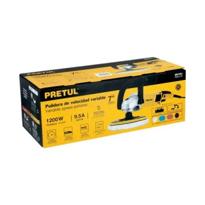 Polichadora 7' 1200w Pretul 1000-3500 Rpm Ip20 Con Maletín