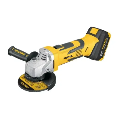 Pulidora Angular Inalámbrica 4.1/2' 20v Pretul 1 Batería