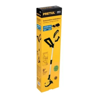 Guadaña Inalámbrica 9' 20v 1.6mm Pretul Ajustable 1 Batería