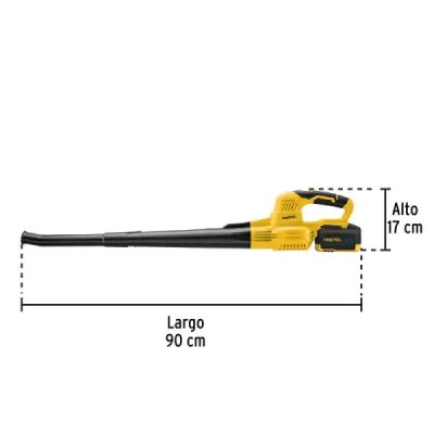 Sopladora Inalámbrica 20v 90cfm Pretul Con Cargador Batería