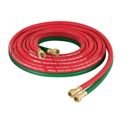Manguera Cuata Reforzada Oxiacetileno 4.5Mx1/4" Cpe Truper Pretul