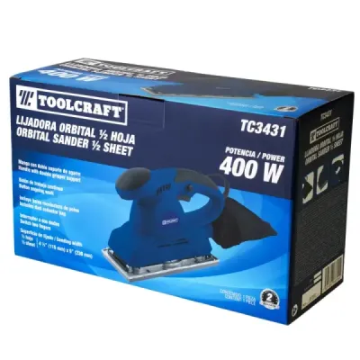 Lijadora Orbital 400 W Toolcraft 114 - 228 Mm De 14.000 Rpm