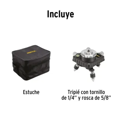 Nivel Láser 12 Líneas Cruzadas 25m 360 Pretul Con Tripié