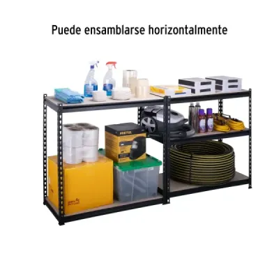 Estante Metálico 183X45X91Cm Truper 5 Repisas En Mdp 300Kg Pretul