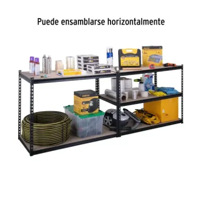 Estante Metálico 180X60X120Cm Truper 5 Repisas En Mdp 300Kg Pretul