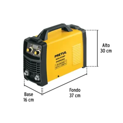 Mini Soldador Inversor 200a Pretul 120-220 Smaw Mma Gtaw Tig