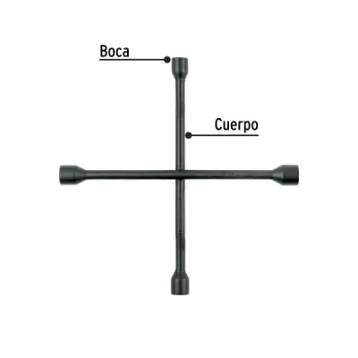 Cruceta Llanta Carro 14' Copa 17-19-22-23mm Pretul