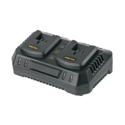 Cargador Dual Batería Herramientas Inalámbricas 20v Pretul