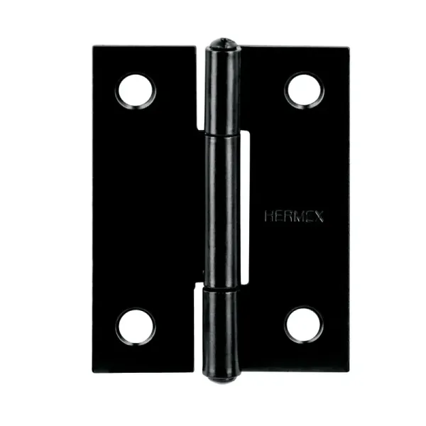 Set 20 Bisagras Negro Mate 50x38mm Hermex Incluye Tornillos (BR-206 - 45634)