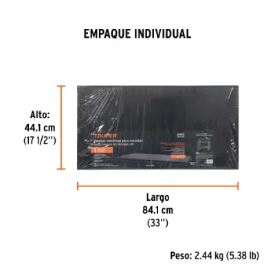 Entrepaño Repisa 45x85cm 80 Kg Uso Rudo Para Estantes Truper