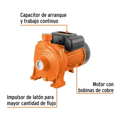 Bomba Centrífuga Europea 2hp Truper Expert Altura 28m