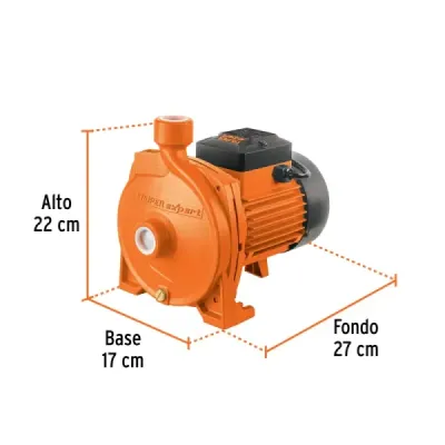Bomba Centrífuga Europea 1/2hp Truper Expert Altura 23m
