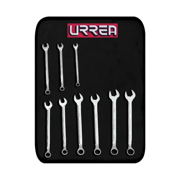 Set 9 Llaves Mixtas Desde 1/4' A 3/4' Urrea 12 Puntas (12009S)