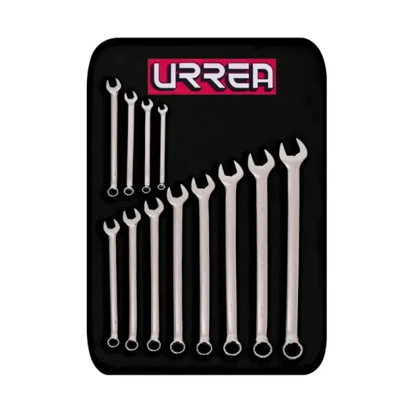 Set 12 Llaves Mixtas Extra Larga 10 A 21 Mm Urrea 12 Puntas (1200AML)