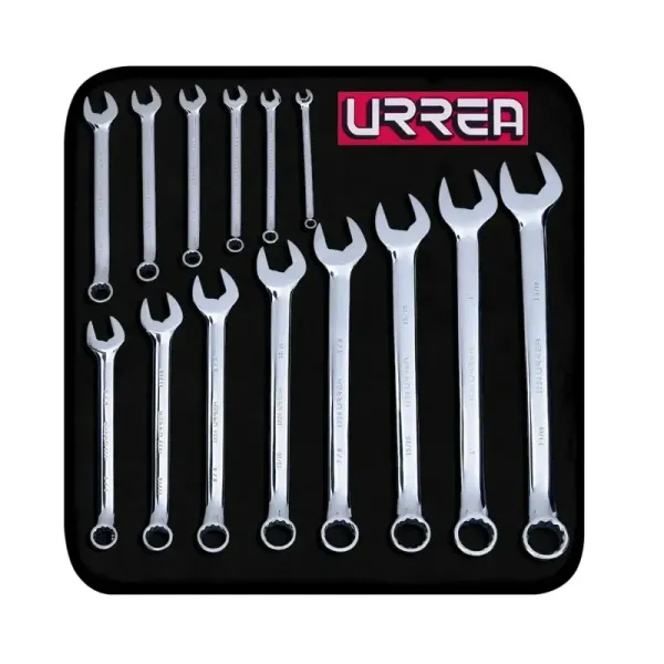 Set 14 Llaves Mixtas Desde 1/4' A 1.1/16' Urrea 12 Puntas (1200D)