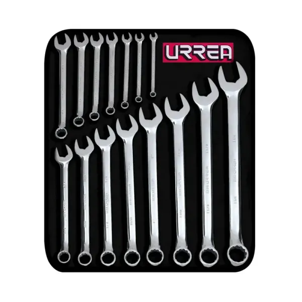 Set 15 Llaves Mixtas Desde 5/16' A 1.1/4' Urrea 12 Puntas (1200F)