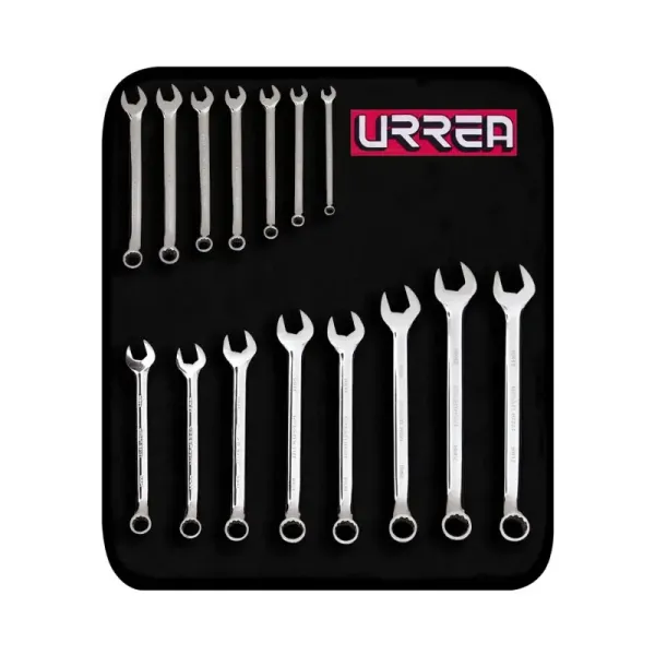 Set 15 Llaves Mixtas Métricas 7 Mm A 21 Mm Urrea 12 Puntas (1200FM)