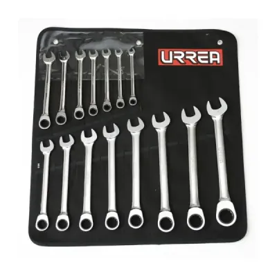 Juego 22 Llaves Combinadas De Ratchet 8 Mm A 24 Mm Urrea