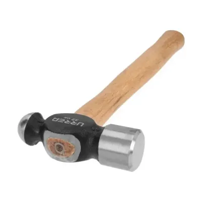 Martillo De Bola Maquinado 32 Oz Urrea Mango De Madera Largo