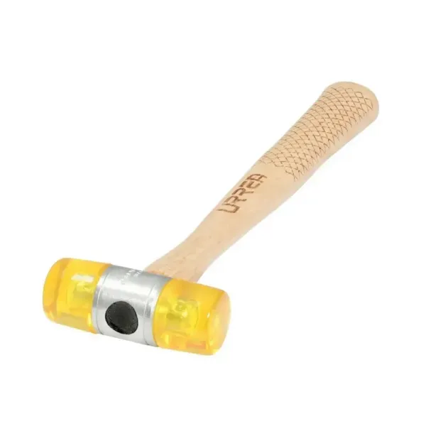 Martillo Con Tapas Plásticas 13 Oz Urrea Mango De Madera (1383)